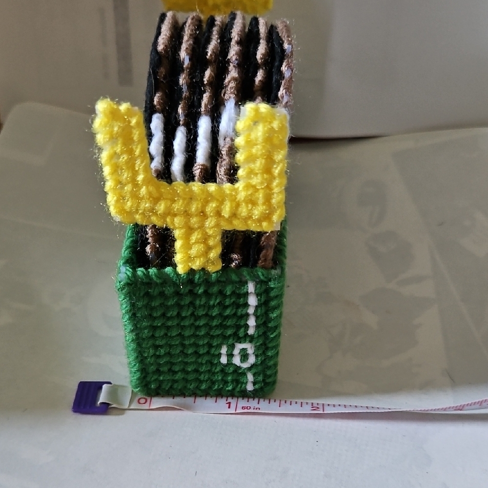 Handcrafted Football Coaster Set - Picture 4 of 6